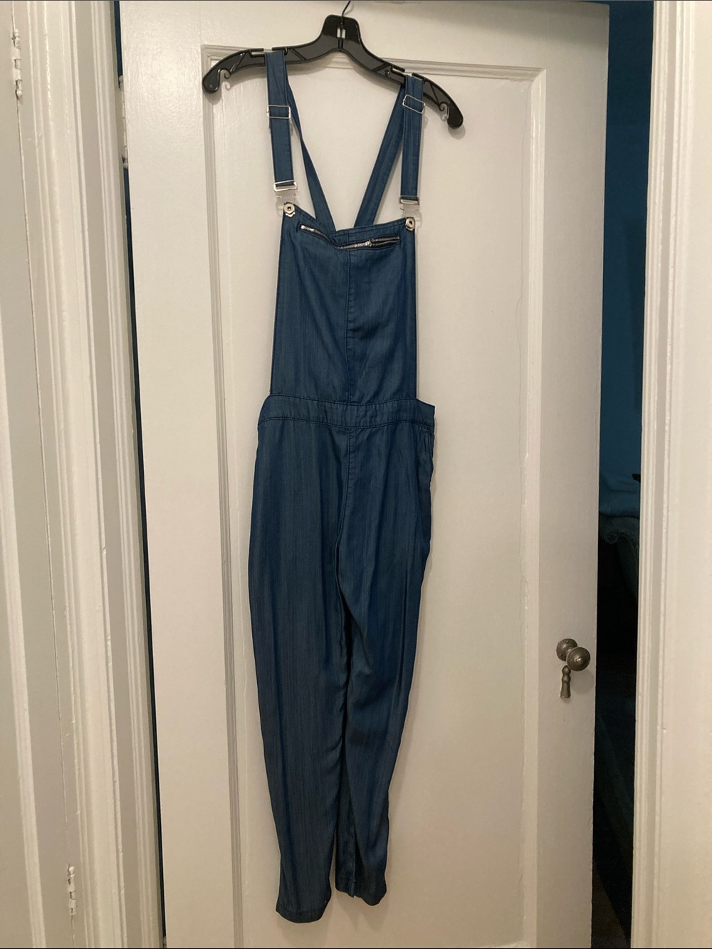 Super cool, lightweight denim overalls